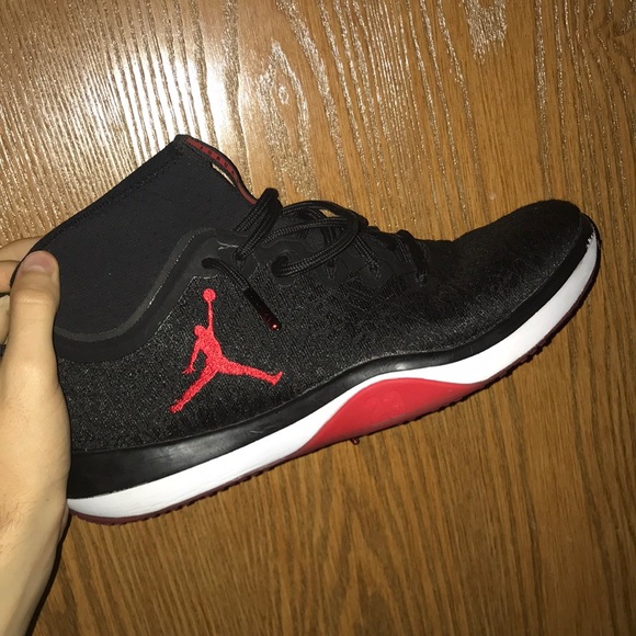 Jordan Other - Air Jordans black/red 9.5